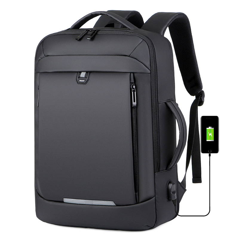 Large capacity men waterproof Laptop Backpacks with Reflective Tape